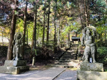 【画像】国東半島両子寺の仁王像