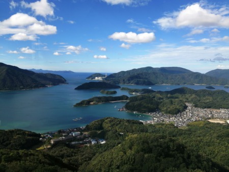 【画像】五老岳から舞鶴湾を望む